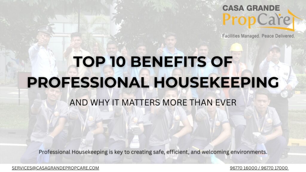 Top 10 Benefits of Professional Housekeeping – And Why It Matters More Than Ever
